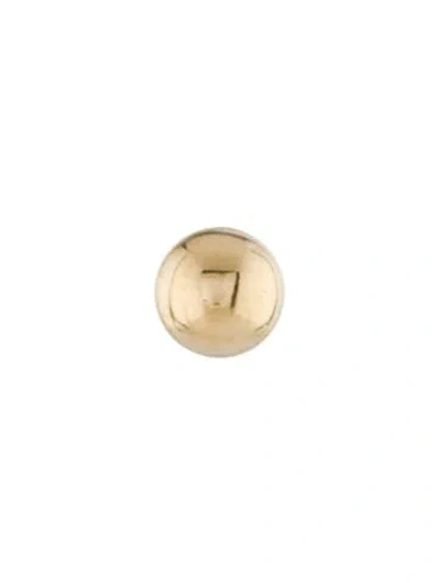 Pre-owned Maria Tash 14k Ball Threaded Single Stud Earring In Multicolor