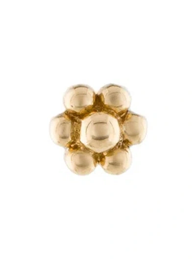 Pre-owned Maria Tash 14k Ball Threaded Stud Earring In Multi
