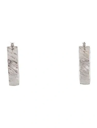 Pre-owned Maria Tash 14k Curved Tassel Bar Single Ear Climber Earring In Pink