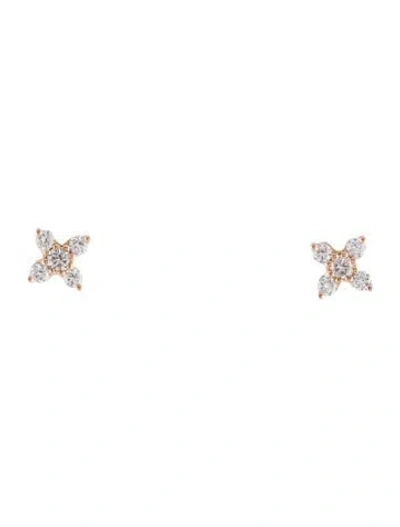 Pre-owned Maria Tash 14k Diamond Stud Earrings In Multi