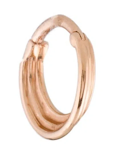 Pre-owned Maria Tash 14k Hiranya Single Hoop Earring In Multi