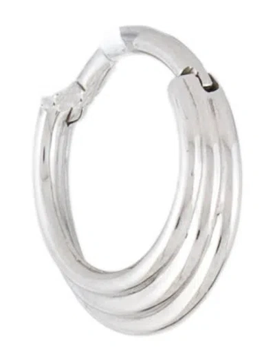 Pre-owned Maria Tash 14k Hiranya Single Hoop Earring In Multi