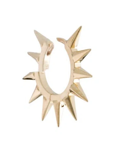 Pre-owned Maria Tash 14k Mohawk Hoop Single Earring In Multicolor