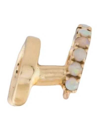 Pre-owned Maria Tash 14k Opal Earcuff Earring In Multi