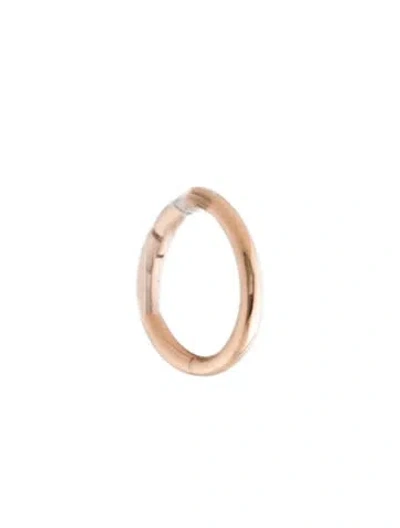 Pre-owned Maria Tash 14k Plain Gold Single Huggie Hoop Earring In Multicolor