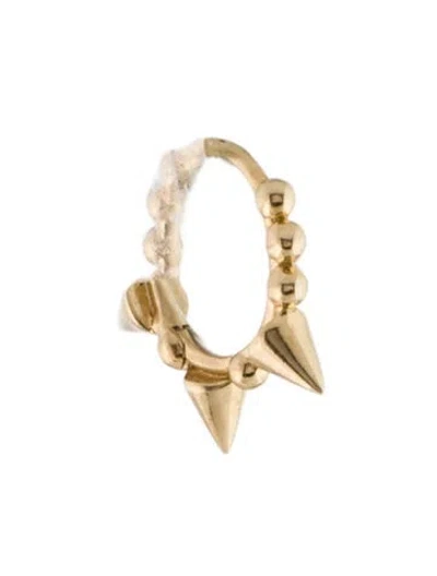 Pre-owned Maria Tash 14k Triple Spike Gran Earring In Multi