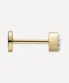 Maria Tash 18ct 2.5mm Invisible Set Triangle Diamond Threaded Stud Earring