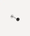 Maria Tash 18ct 2mm Scalloped Set Black Diamond Threaded Stud Earring