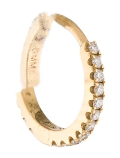 Pre-owned Maria Tash 18k Diamond Eternity Hoop Earring In Multi