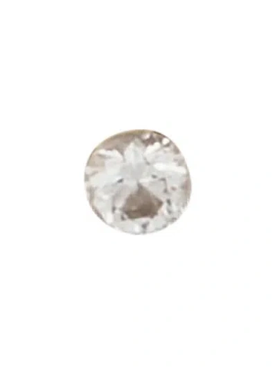 Pre-owned Maria Tash 18k Diamond Invisible Set Single Earring In Multicolor