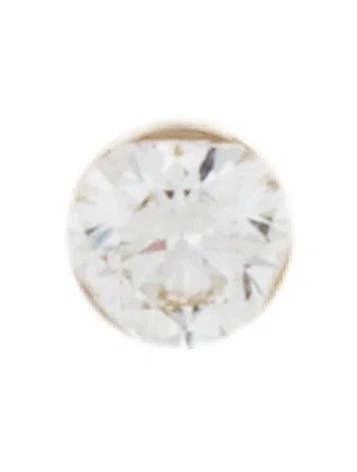 Pre-owned Maria Tash 18k Diamond Invisible Set Threaded Stud Earring In Multi