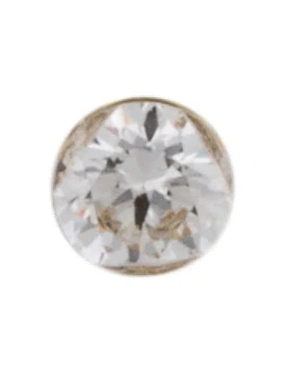 Pre-owned Maria Tash 18k Diamond Invisible Set Threaded Stud Earring In Multi