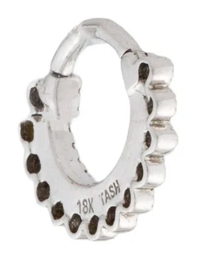 Pre-owned Maria Tash 18k Diamond Single Earrings In Multi