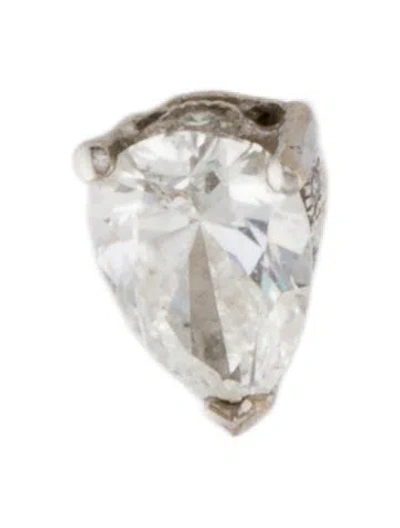 Pre-owned Maria Tash 18k Diamond Single Stud Earring In Multi