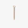 Maria Tash 18k Rose Gold Eternity Bar Diamond Charm In Pink