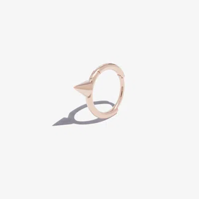 Maria Tash 18k Rose Gold Spike Hoop Earring