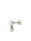 Maria Tash 18k White Gold Invisible-set Diamond Earring In Metallic