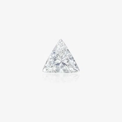 Maria Tash 18k White Gold Triangle Diamond Earring