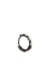 Maria Tash 18kt Black Gold Invisible Marquise Single Earring In Black