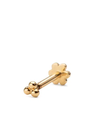 Maria Tash 18kt Yellow Gold Ball Trinity Single Earring