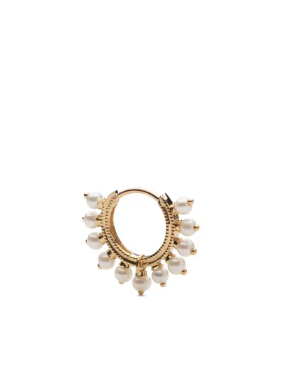 Maria Tash 18kt Yellow Gold Coronet Single Earring