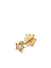 Maria Tash 18kt Yellow Gold Solitaire Star Diamond Single Earring In Gold