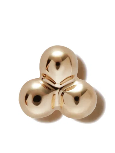 Maria Tash 18k Yellow Gold Three Ball Trinity Earring