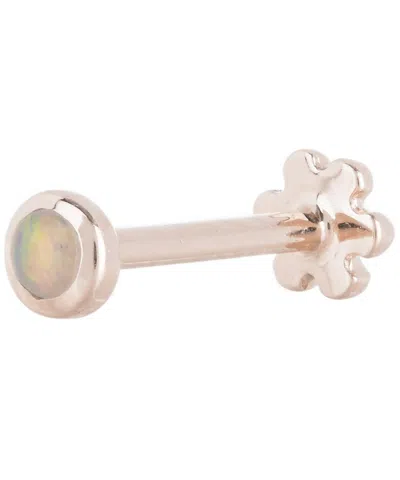 Maria Tash 2mm Opal Threaded Stud Earring