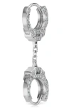 Maria Tash 6.5mm Short Chain Diamond Handcuff Clickers In Gold