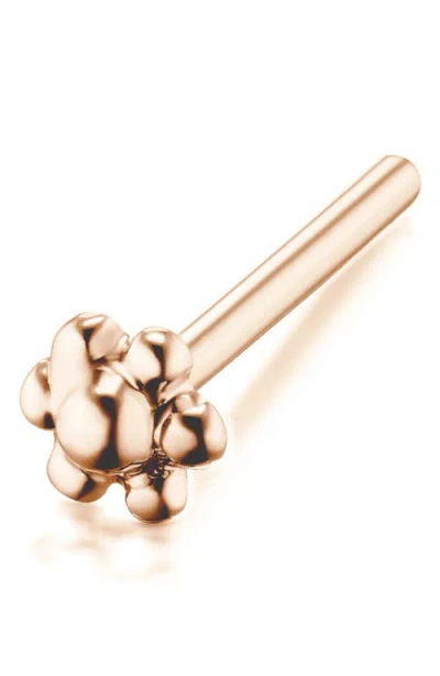 Maria Tash Ball Flower Threaded Stud Earring