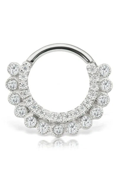 Maria Tash Diamond Aspara Single Clicker Hoop Earring