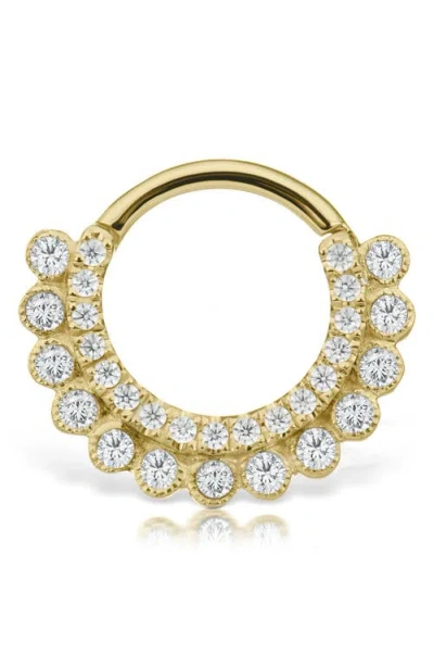 Maria Tash Diamond Aspara Single Clicker Hoop Earring