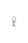 Maria Tash Diamond Baguette Charm In Multi