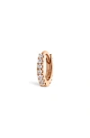 Maria Tash Diamond Eternity Single Clicker Hoop Earring