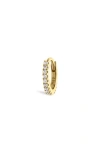 Maria Tash Diamond Eternity Single Hoop Earring In Gold