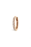 Maria Tash Diamond Eternity Single Hoop Earring In Multi