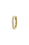 Maria Tash Diamond Eternity Single Hoop Earring In Gold