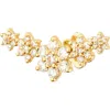 Maria Tash Diamond Five Flower Garland Single Stud Earring