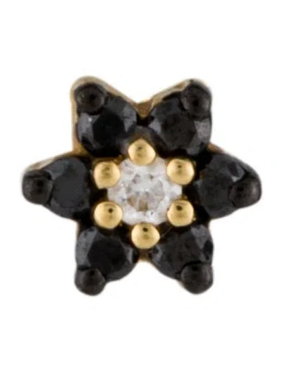 Pre-owned Maria Tash Diamond Flower Single Stud Earring In Multi