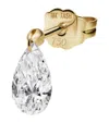 Maria Tash Diamond Pear Single Stud Earring