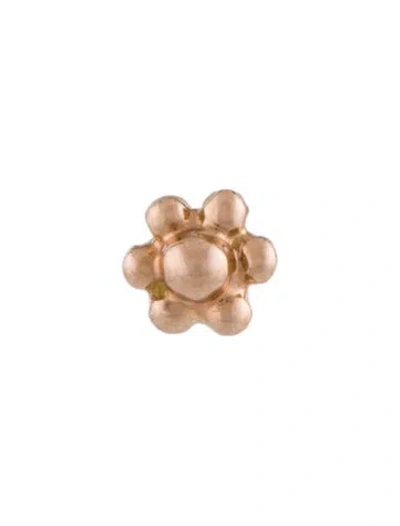 Pre-owned Maria Tash Diamond Scalloped Threaded Single Stud Earring In Multi