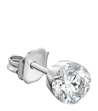 Maria Tash Diamond Single Stud Earring In White