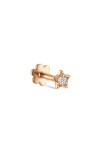 Maria Tash Diamond Solitaire Single Stud Earring In Gold