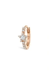 Maria Tash Diamond Star Eternity Clicker In Gold