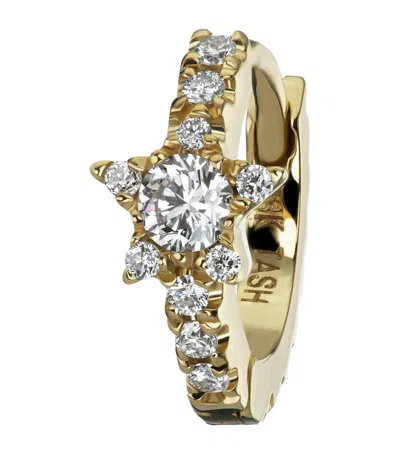 Maria Tash Diamond Star Eternity Hoop Earring