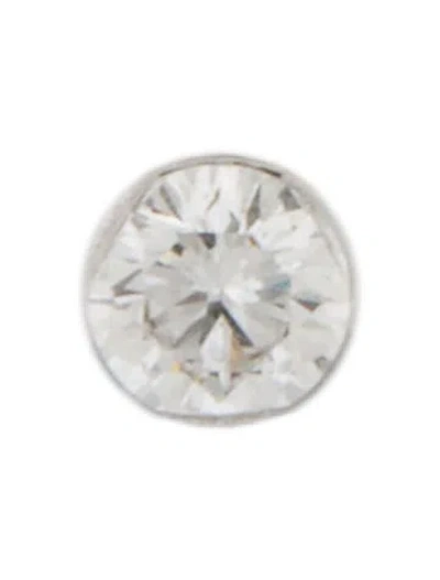 Pre-owned Maria Tash Diamond Threaded Single Stud Earring In Multi