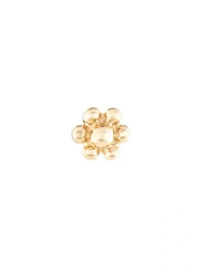 Pre-owned Maria Tash Diamond Trinity Single Threaded Stud Earring In Multi