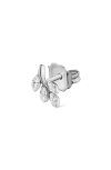 Maria Tash Diamond Vine Single Threaded Stud Earring In Metallic