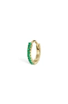 Maria Tash Emerald Eternity Single Clicker Hoop Earring In Green