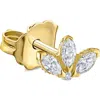Maria Tash Engraved Diamond Lotus Single Stud Earring